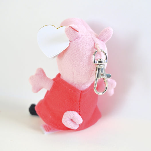 TY Peppa Pig Plush Keychain