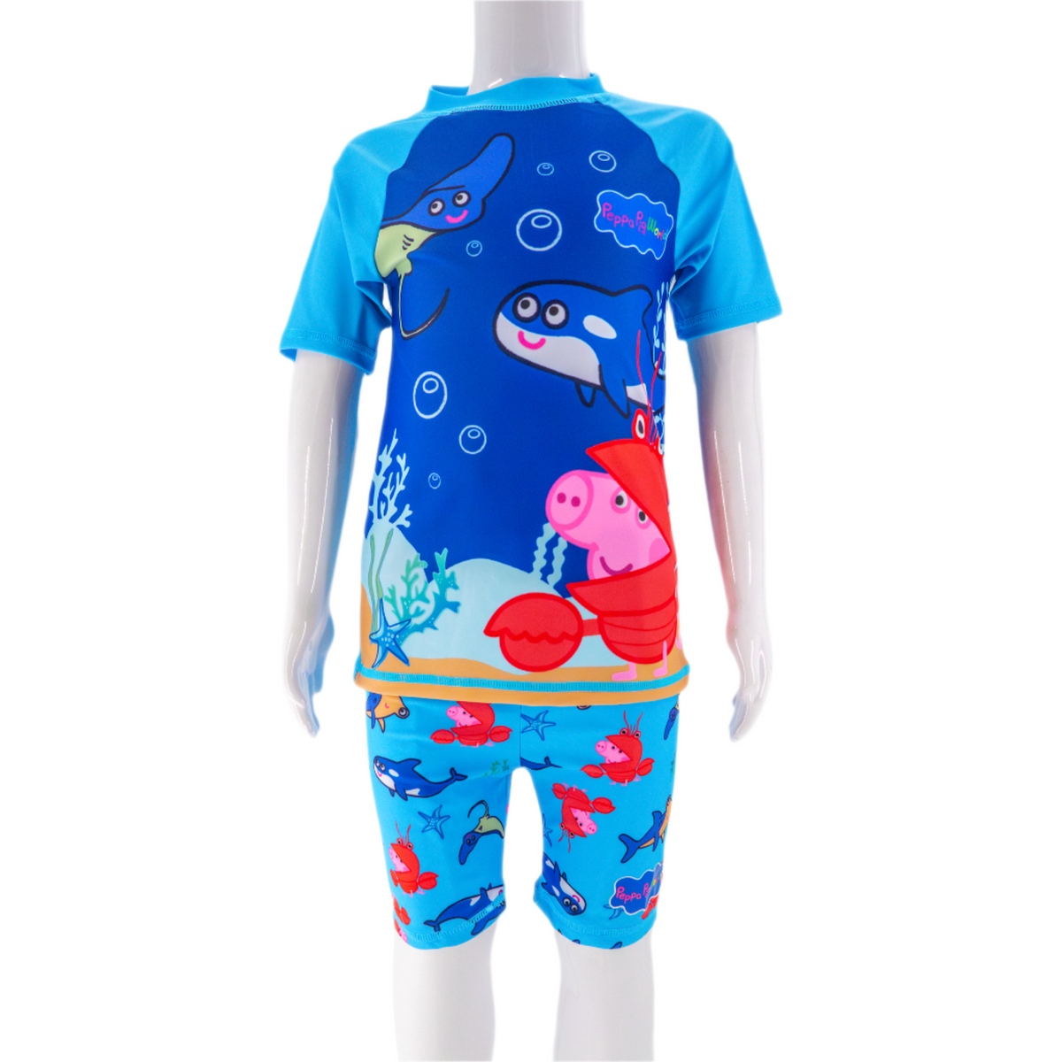 Combinaison De Bain George Pig Peppa Pig - Maillot De Surf Amusant Pour Garçons Avec Impressions 3D