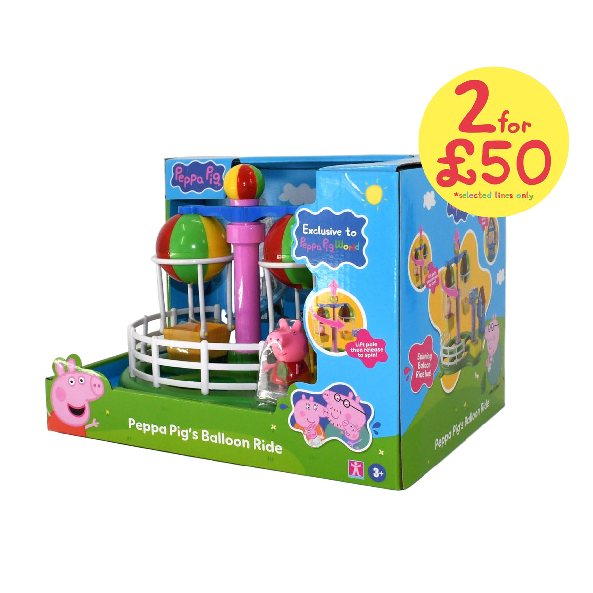 Exclusive Peppa Pig Balloon Ride Toy Set – Peppa Pig World