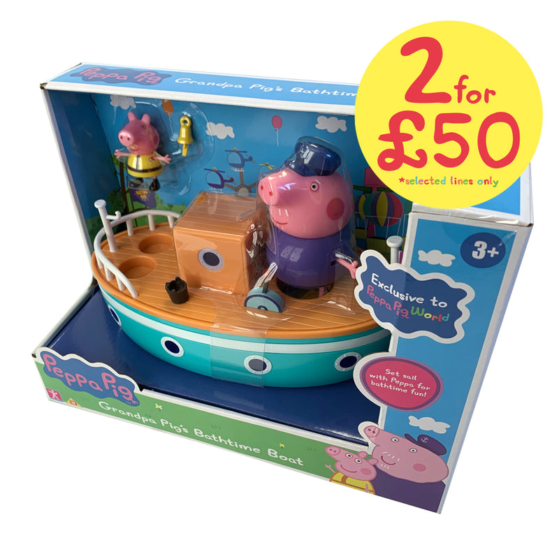 Peppa pig sale grandpa's boat set