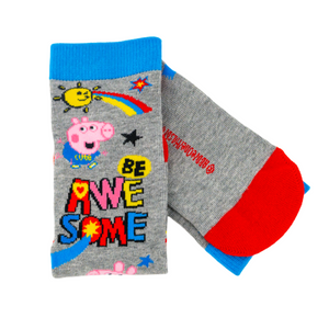 Exclusive Peppa and George Be Awesome Socks