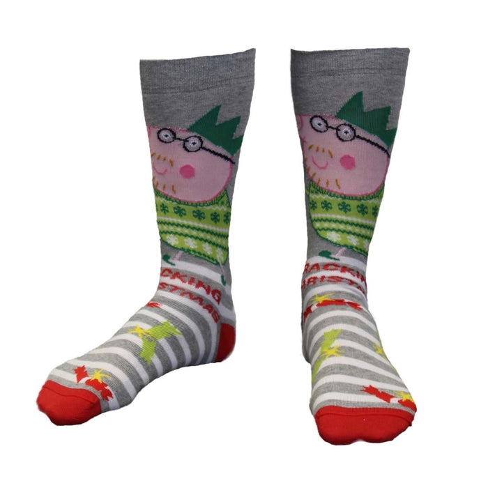 Daddy Pig 'Cracking' Christmas Socks
