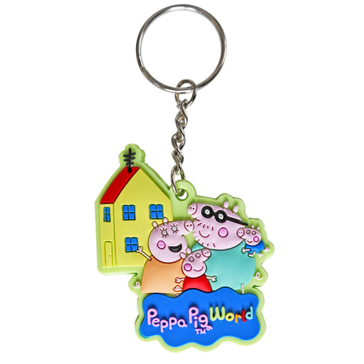 Peppa Pig World Family House Keyring