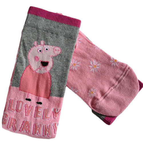Lovely Granny Pig Socks
