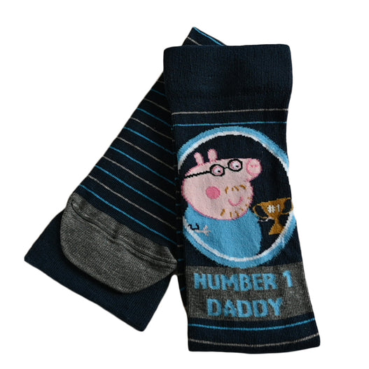 Number 1 Daddy Pig Socks