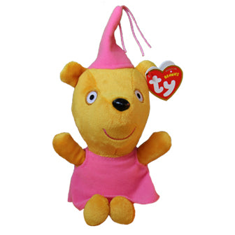 Princess Peppa's Teddy TY Beanie Soft Toy Official Peppa Pig